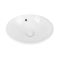 Накладная раковина Qtap Robin 41х41 с донным клапаном QT1311A004W