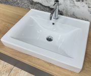 Умивальник врізний VBI BAGNARA WHITE 60x45