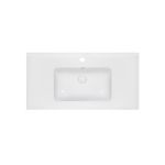 Раковина Qtap Albatross E49 100x49 с донным клапаном QT01119100E49W
