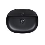 Накладная раковина Qtap Scorpio 50x38 Matt black с донным клапаном QT142202MBMB