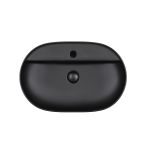 Накладная раковина Qtap Scorpio 61x40 Matt black с донным клапаном QT142203MBMB