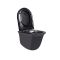 Унітаз підвісний Qtap Virgo безободковий з сидінням Soft-close QT1833051ERMB