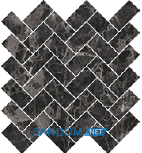 Декор для стен Opoczno Sephora Mosaic Black 29,7х26,8