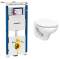 Инсталляция Geberit Duofix Delta с унитазом Kolo Idol с крышкой slow-closing
