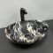Умывальник накладной VBI PARMA BLACK OPAL GLOSSY 41,5x33,5