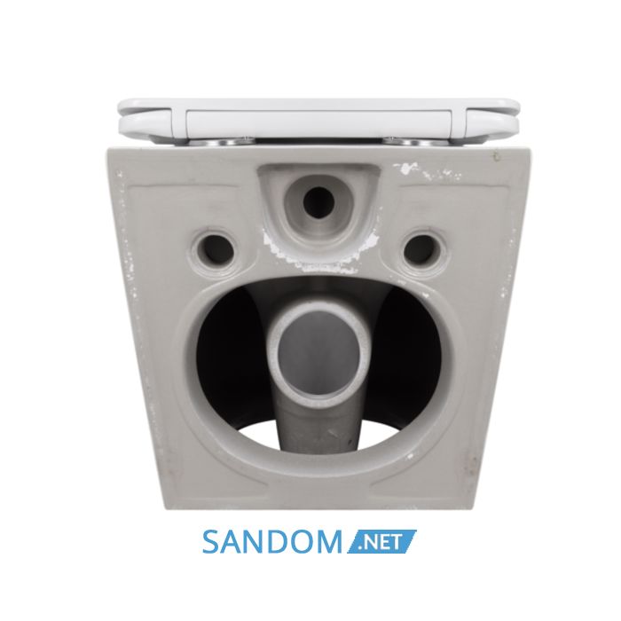 Унитаз подвесной Qtap Swan безободковый Ultra Quiet с сиденьем Soft-close QT16335179W