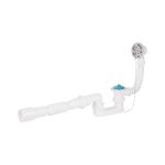 Сифон для ванны Lidz LSW05 с пробкой, гофра 40/50