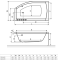 Ванна акриловая Radaway Sitera 150x85 с ножками