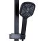 Душевая система Lidz Wawel 1030 Black со смесителем с изливом