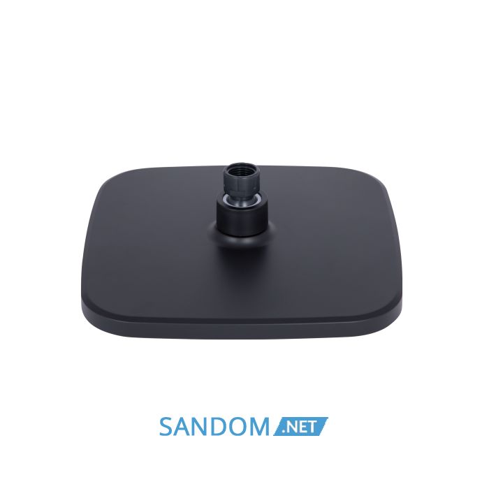 Душевая система Lidz Wawel 1030 Black со смесителем с изливом