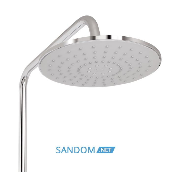Душевая система Lidz Latwa 1030 Chrome со смесителем с изливом