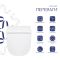 Унитаз подвесной Qtap Gemini Ultra Quiet безободковый с сиденьем Soft-close QT2533076EUQW