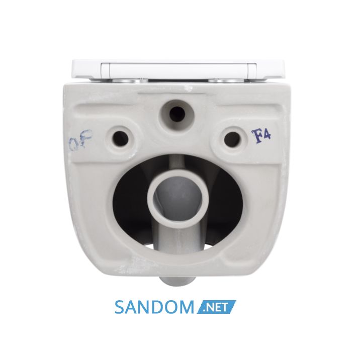 Унитаз подвесной Qtap Gemini Ultra Quiet безободковый с сиденьем Soft-close QT2533076EUQW