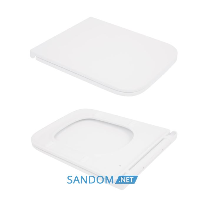 Унитаз подвесной Qtap Gemini Ultra Quiet безободковый с сиденьем Soft-close QT2533076EUQW