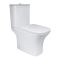 Унитаз компакт Qtap Presto Quadro безободковый с сиденьем Soft-close QT24221215AW