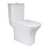 Унитаз компакт Qtap Presto Quadro безободковый с сиденьем Soft-close QT24221215AW