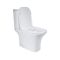 Унитаз компакт Qtap Presto Quadro безободковый с сиденьем Soft-close QT24221215AW