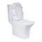 Унитаз компакт Qtap Presto Quadro безободковый с сиденьем Soft-close QT24221215AW