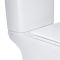 Унитаз компакт Qtap Presto Quadro безободковый с сиденьем Soft-close QT24221215AW