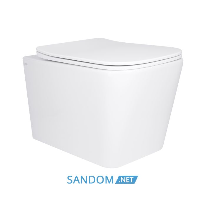 Унитаз подвесной Qtap Tern Ultra Quiet с сиденьем Soft-Close QT17332303AW
