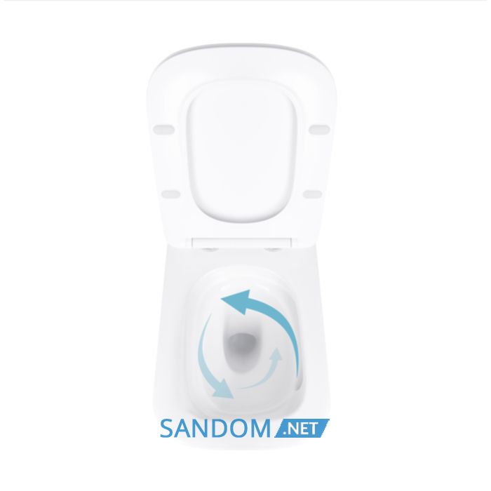 Унитаз подвесной Qtap Tern Ultra Quiet с сиденьем Soft-Close QT17332303AW