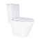 Унитаз компакт Qtap Dove Rimless безободковый с сиденьем Soft-close WHITE QT06228380BW
