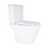 Унитаз компакт Qtap Dove Rimless безободковый с сиденьем Soft-close WHITE QT06228380BW