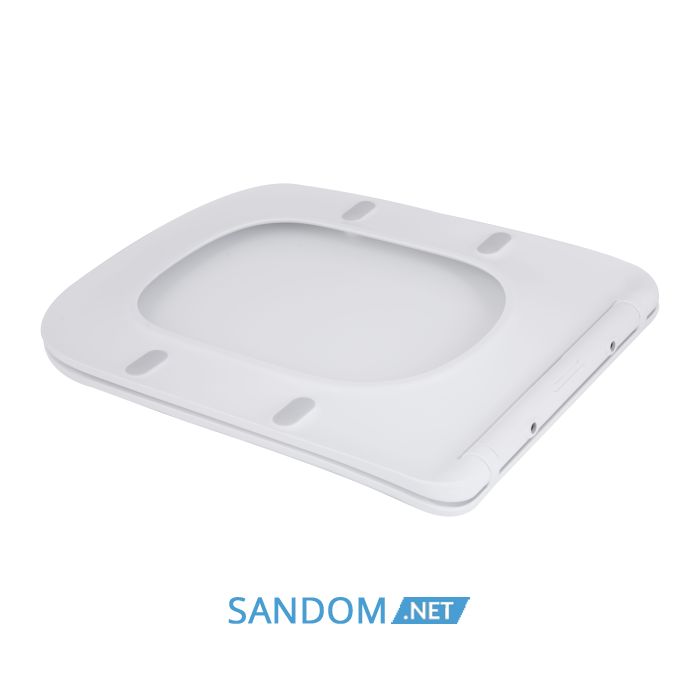 Унитаз моноблок напольный Qtap Kolibri Ultra Quiet безободковый с сиденьем Soft-close WHITE QT10226380W