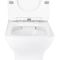 Унитаз компакт Qtap Aries Rimless безободковый с сиденьем Soft-close WHITE QT03228302W