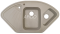 Гранитная мойка Argo Trapezio 1060х575х190