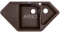 Гранитная мойка Argo Angolo 1000х500х225