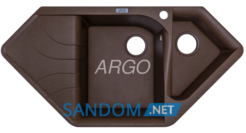 Гранітне миття Argo Angolo 1000х500х225