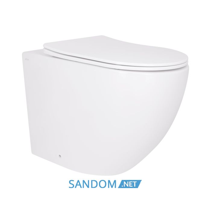 Унитаз подвесной Qtap Robin Ultra Quiet безободковый с сиденьем Soft-close