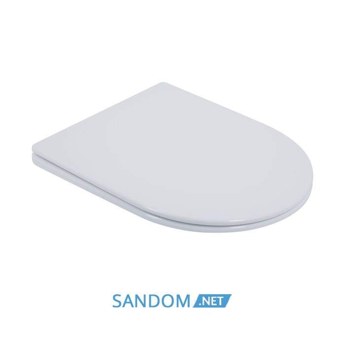 Унитаз компакт Qtap Swan Ultra Quiet с сидением Soft-close QT16222182TW White