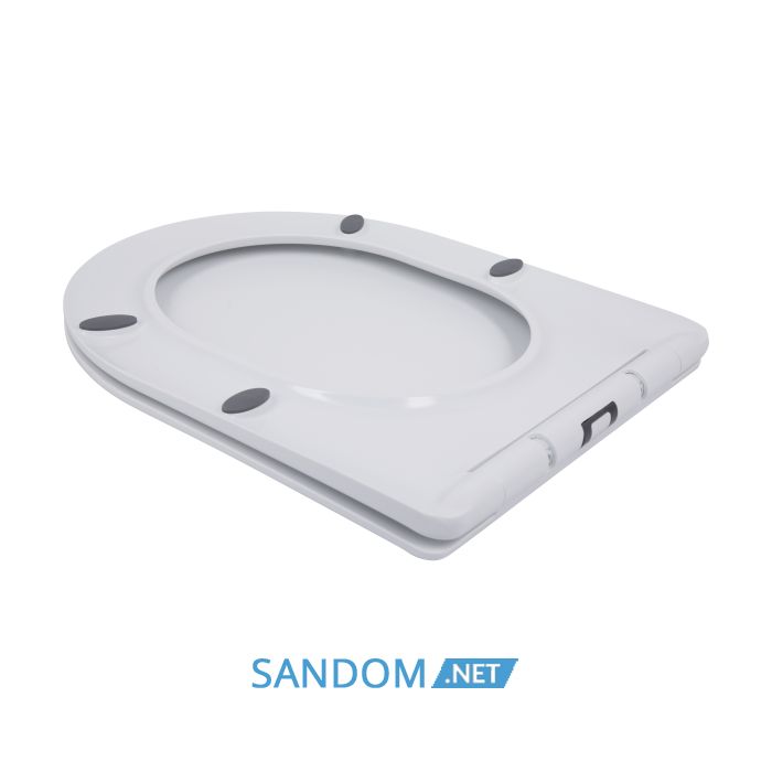 Унитаз компакт Qtap Swan Ultra Quiet с сидением Soft-close QT16222182TW White