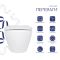 Унитаз подвесной Qtap Jay Ultra Quiet безободковый с сиденьем Soft-close QT07335175W