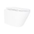 Унитаз подвесной Qtap Swan Ultra Quiet безободковый с сиденьем Soft-close QT16335180W