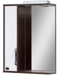 Дзеркало у ванній кімнаті з шафою Van Mebles Lora Wenge 60