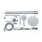 Душевая система Lidz Astra 1030 Chrome со смесителем с изливом