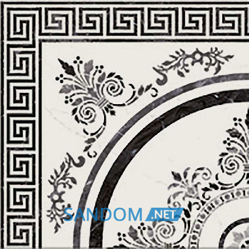 Плитка для підлоги Click Ceramica Estatuario Roseton 45х45