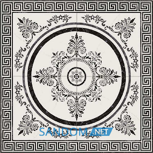Плитка для пола Click Ceramica Estatuario Roseton 45х45
