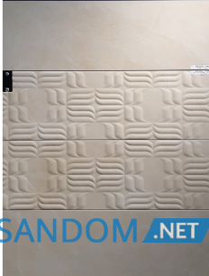 Плитка для стін Click Ceramica Crema Marfil Decor Damasc 33х100