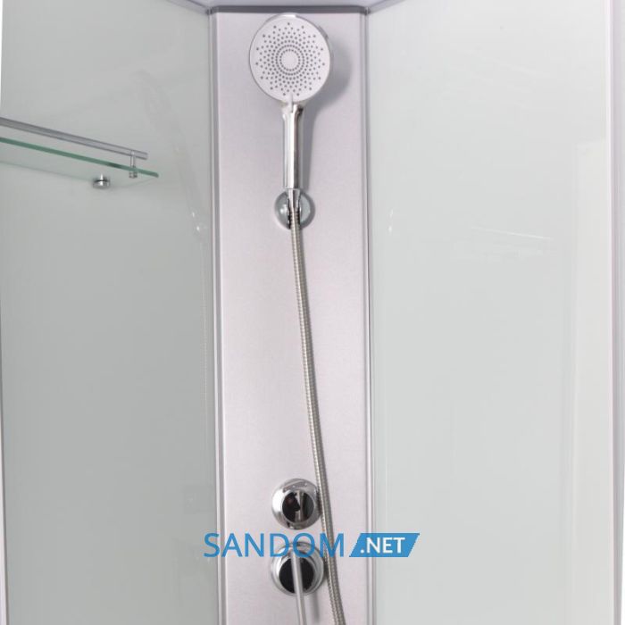 Душевой бокс Lidz Kubis SB90x90.SAT.LOW.FR с низким поддоном