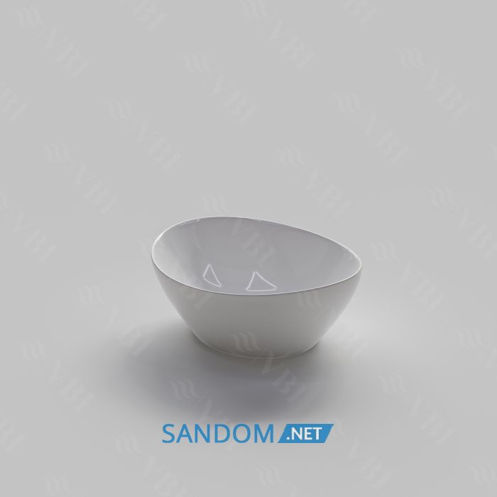 Умывальник накладной VBI PARMA WHITE 41,5x33,5