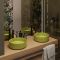 Умывальник накладной VBI PRATO OLIVE MATT 35,5x35,5