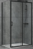 Душова кабіна Dusel 120x80x190 EF-185B+EF181B Black Matt без піддону