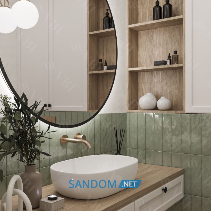 Умывальник накладной VBI MODENA WHITE 59x42