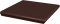 Плитка для ступени с капиносом угловая Paradyz Natural Brown Kapinos Stopnica Narożna Duro 33х33