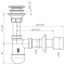Сифон для умывальника Prevex Basic PR3-C4N35-002