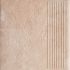 Плитка для ступени Paradyz Scandiano Ochra Stopnica Prosta 30X30
